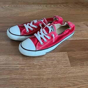 Converse Red Low-Top Sneakers